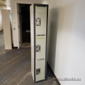 Bank of Triple 3 Door Lockers Tan